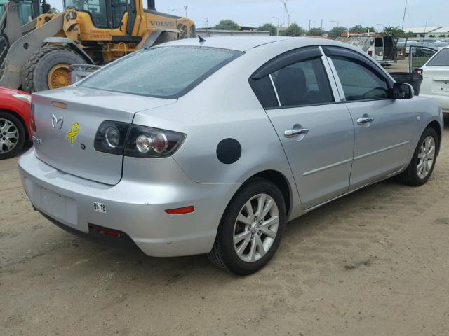 JM1BK12F771661894 - 2007 MAZDA 3 I SILVER photo 4