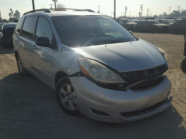 5TDZK23C37S033830 - 2007 TOYOTA SIENNA CE SILVER photo 1