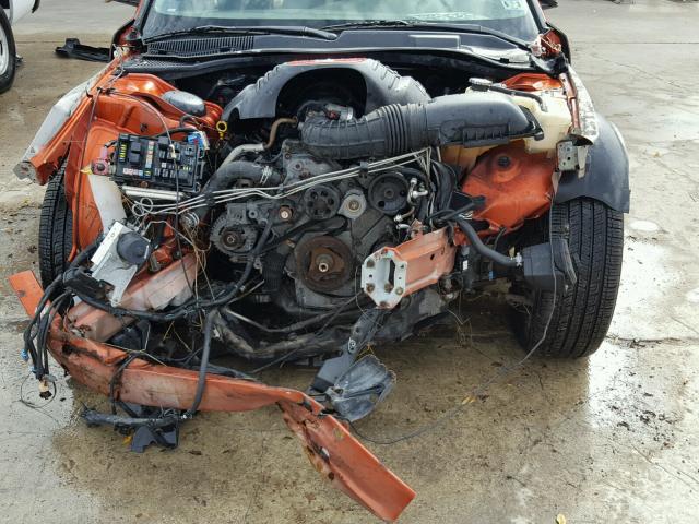 2B3KA53H36H195067 - 2006 DODGE CHARGER R/ ORANGE photo 9