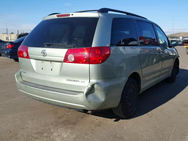 5TDKK4CC6AS329784 - 2010 TOYOTA SIENNA CE GREEN photo 4