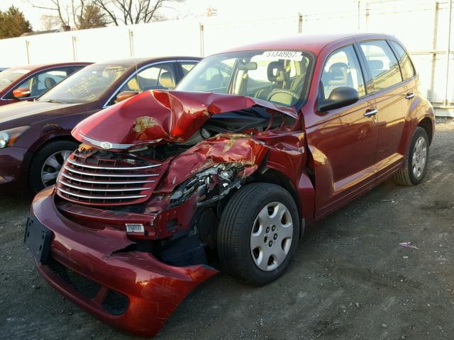 3A4FY48B67T507587 - 2007 CHRYSLER PT CRUISER RED photo 2