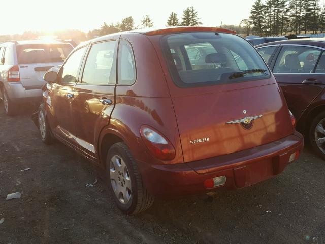 3A4FY48B67T507587 - 2007 CHRYSLER PT CRUISER RED photo 3