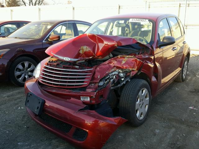 3A4FY48B67T507587 - 2007 CHRYSLER PT CRUISER RED photo 9