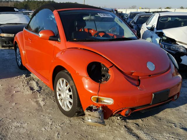 3VWCM21Y14M301295 - 2004 VOLKSWAGEN NEW BEETLE 橙色 照片 1