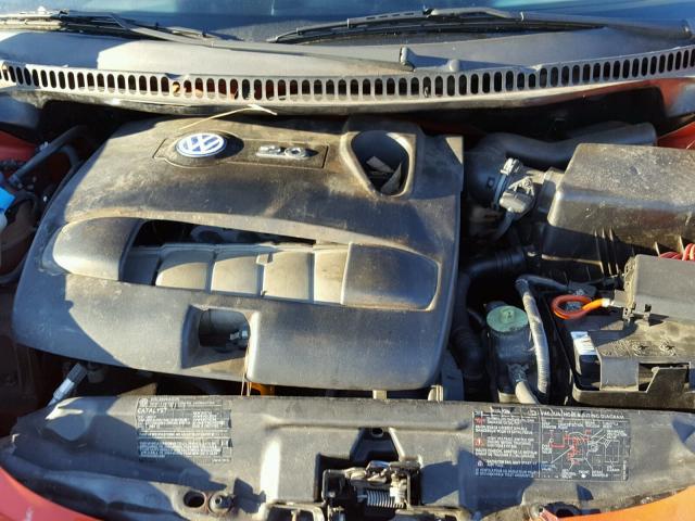 3VWCM21Y14M301295 - 2004 VOLKSWAGEN NEW BEETLE 橙色 照片 7