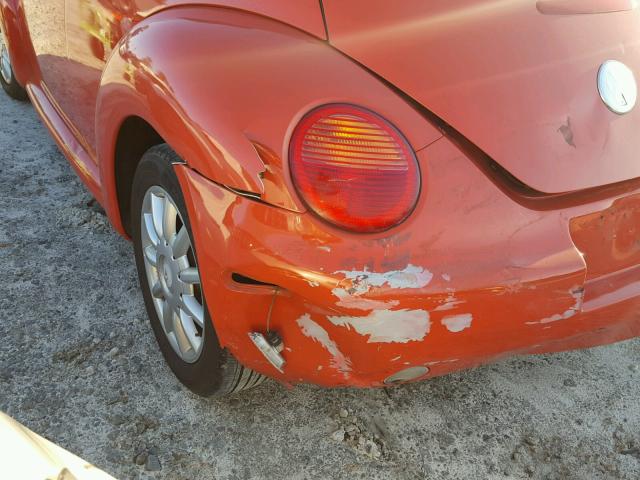 3VWCM21Y14M301295 - 2004 VOLKSWAGEN NEW BEETLE 橙色 照片 9