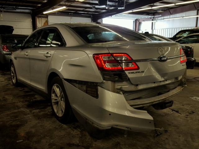 1FAHP2E82DG156519 - 2013 FORD TAURUS SEL SILVER photo 3