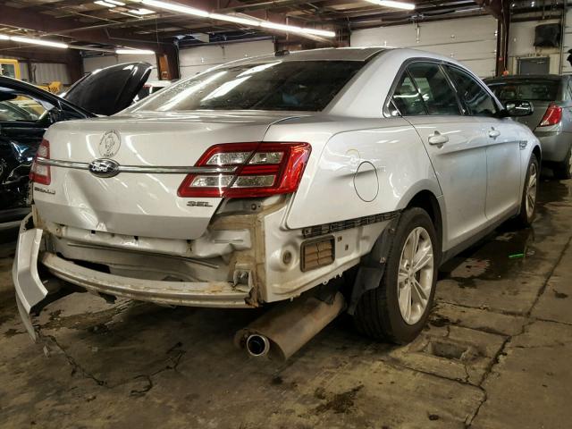 1FAHP2E82DG156519 - 2013 FORD TAURUS SEL SILVER photo 4