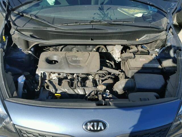 KNADM4A31G6652085 - 2016 KIA RIO LX Կապույտ լուսանկար 7