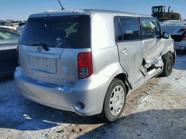 JTLZE4FE4B1139908 - 2011 TOYOTA SCION XB 银色 照片 4