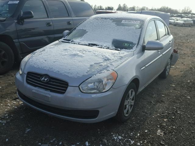 KMHCN46C59U335473 - 2009 HYUNDAI ACCENT GLS SILVER photo 2