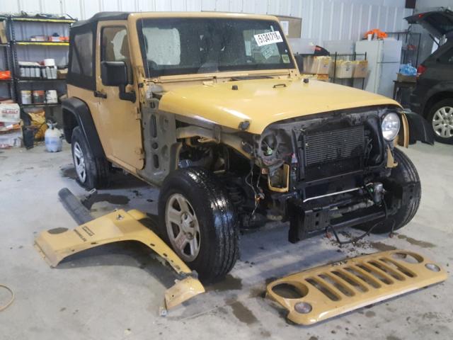 1C4AJWAGXEL236936 - 2014 JEEP WRANGLER S Qəhvəyi foto 1