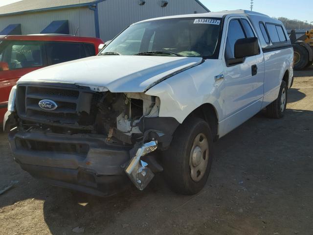 1FTRF12295NB64898 - 2005 FORD F150 WHITE photo 2