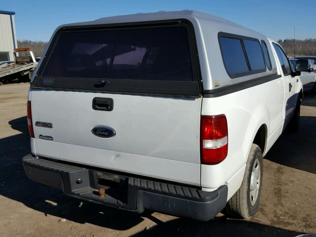 1FTRF12295NB64898 - 2005 FORD F150 WHITE photo 4