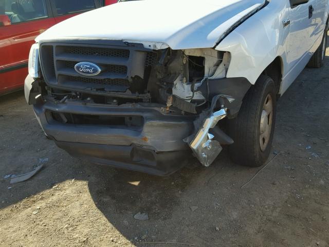 1FTRF12295NB64898 - 2005 FORD F150 WHITE photo 9