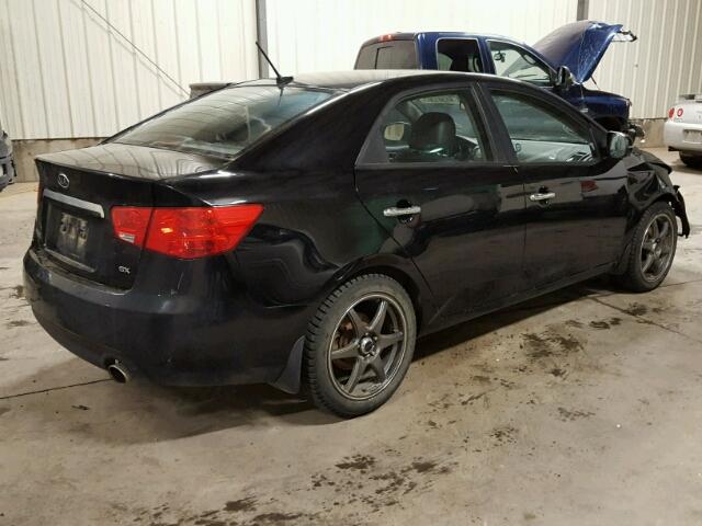 KNAFW4A32C5536770 - 2012 KIA FORTE SX BLACK photo 4