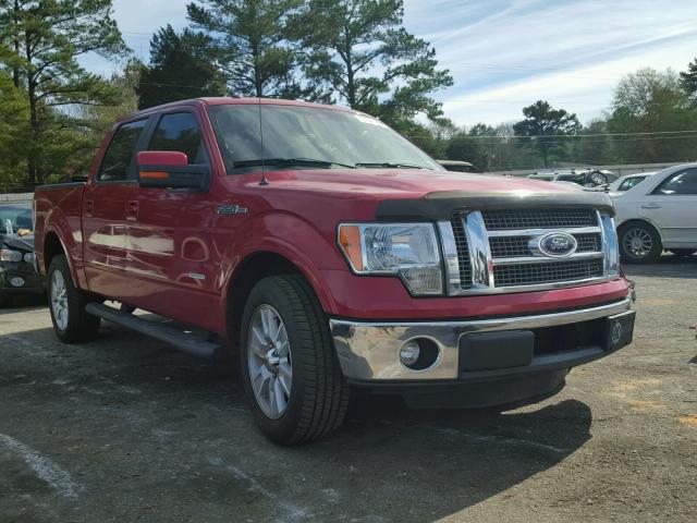 1FTFW1CT8BFC37694 - 2011 FORD F150 SUPER RED photo 1