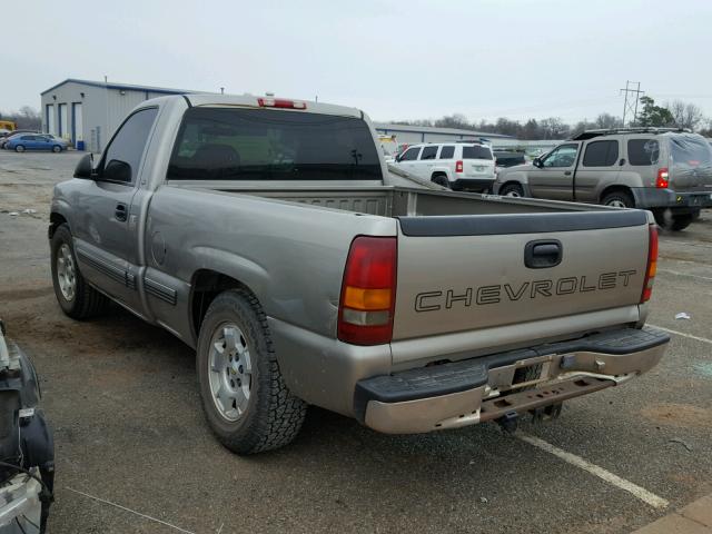 1GCEC14V8XZ108218 - 1999 CHEVROLET SILVERADO SILVER photo 3