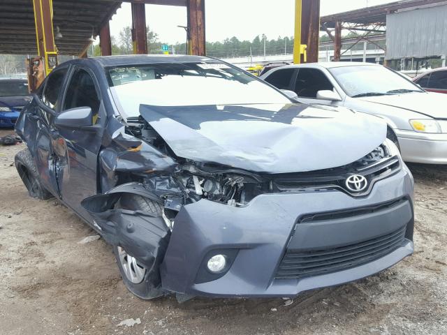 2T1BURHE6FC290468 - 2015 TOYOTA COROLLA SILVER photo 1