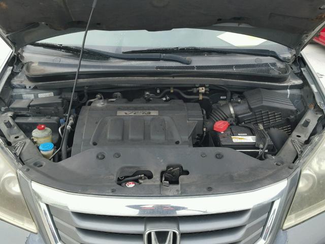 5FNRL38718B405959 - 2008 HONDA ODYSSEY EX GRAY photo 7