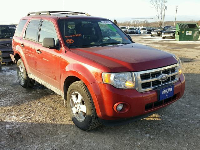 1FMCU03G79KC39889 - 2009 FORD ESCAPE XLT RED photo 1