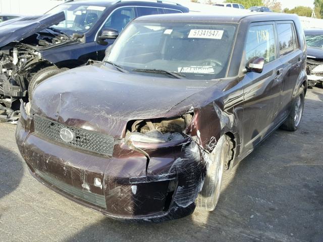 JTLKE50E481057329 - 2008 TOYOTA SCION XB BROWN photo 2