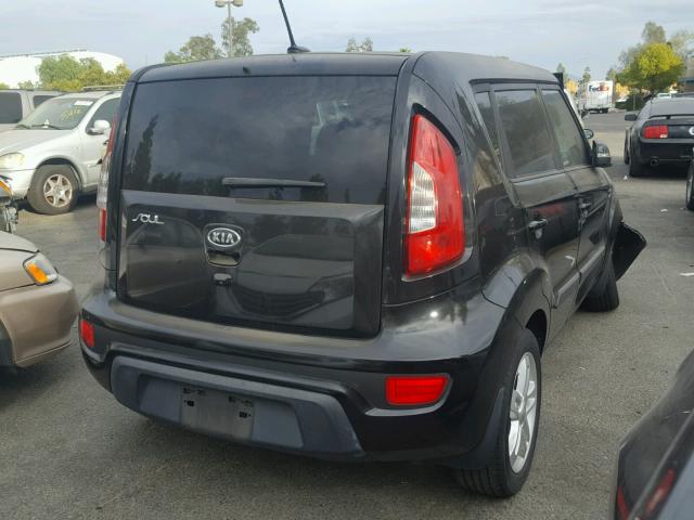 KNDJT2A62C7421000 - 2012 KIA SOUL + BLACK photo 4