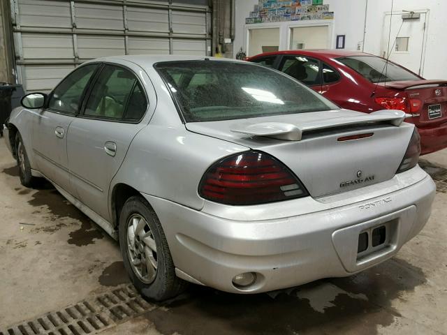 1G2NF52E54M503732 - 2004 PONTIAC GRAND AM S SILVER photo 3