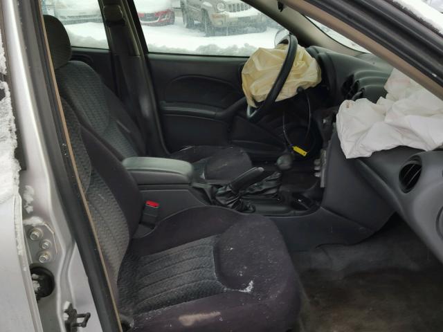 1G2NF52E54M503732 - 2004 PONTIAC GRAND AM S SILVER photo 5