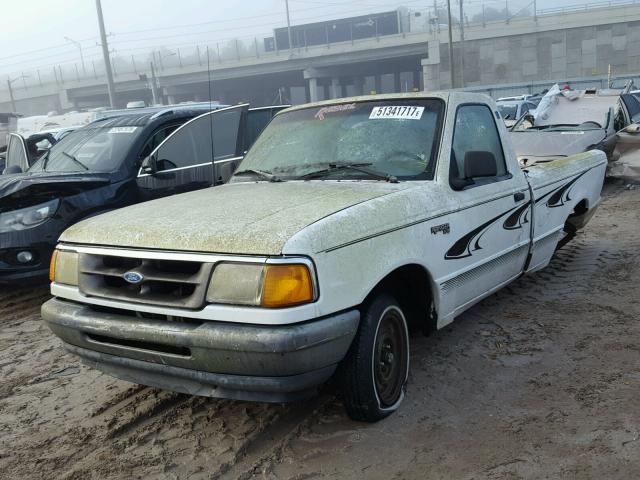 1FTCR10A4RTB05718 - 1994 FORD RANGER WHITE photo 2