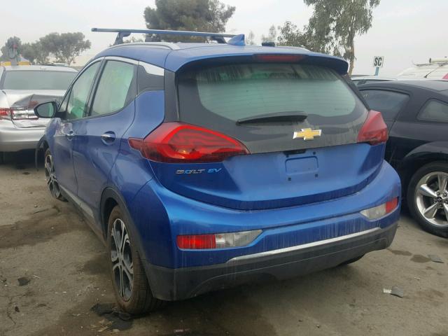 1G1FX6S01H4152968 - 2017 CHEVROLET BOLT EV PR BLUE photo 3