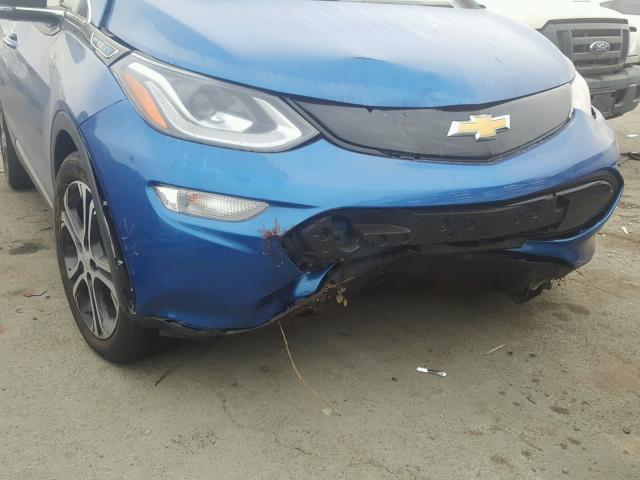 1G1FX6S01H4152968 - 2017 CHEVROLET BOLT EV PR BLUE photo 9