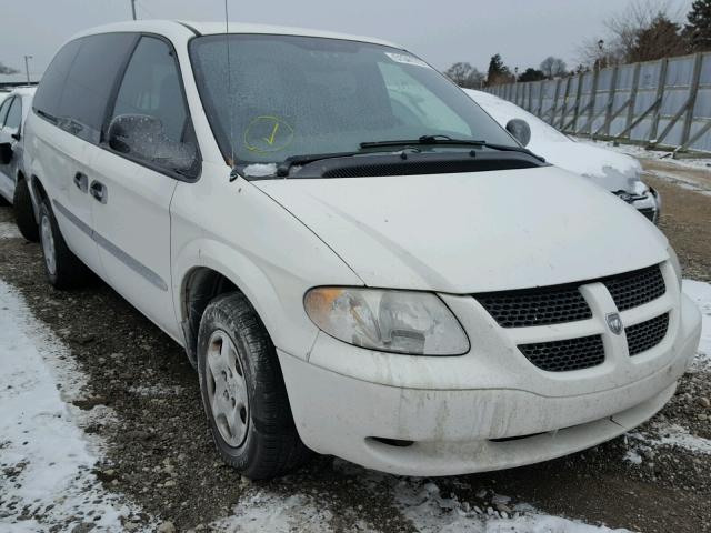 1B4GP24362B579297 - 2002 DODGE GRAND CARA WHITE photo 1