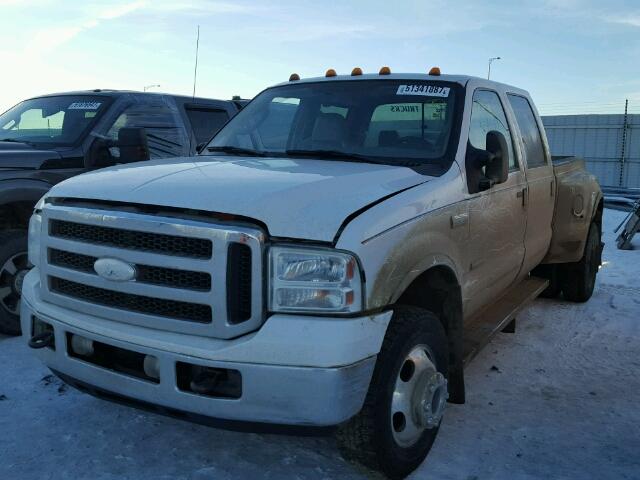 1FTWW33P05ED13868 - 2005 FORD F350 SUPER WHITE photo 2