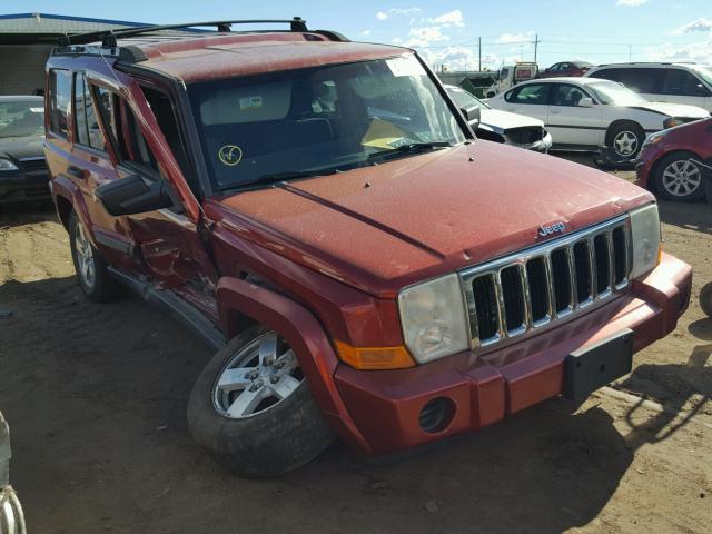 1J8HG48N66C231393 - 2006 JEEP COMMANDER RED photo 1