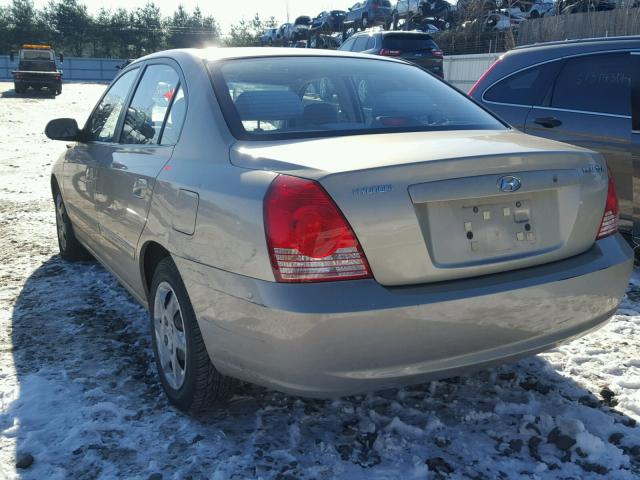 KMHDN46D55U149682 - 2005 HYUNDAI ELANTRA GL BEIGE photo 3