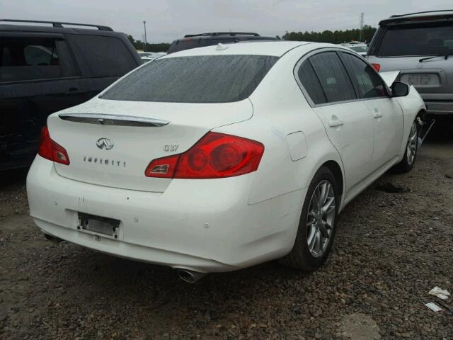 JN1CV6APXCM624742 - 2012 INFINITI G37 BASE WHITE photo 4