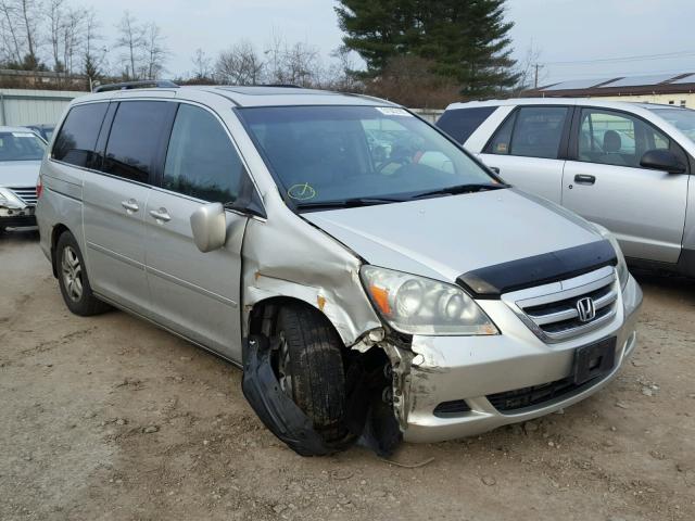 5FNRL38735B125228 - 2005 HONDA ODYSSEY EX SILVER photo 1