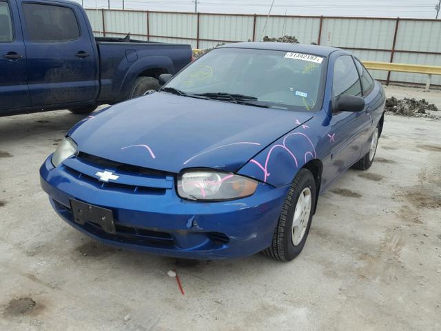 1G1JC12FX47149119 - 2004 CHEVROLET CAVALIER BLUE photo 2