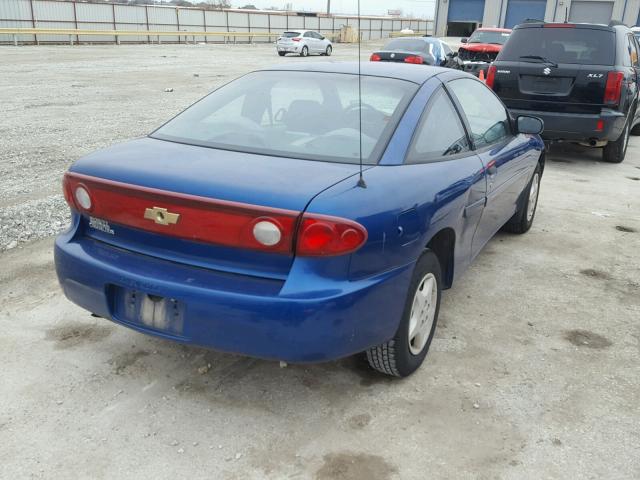 1G1JC12FX47149119 - 2004 CHEVROLET CAVALIER BLUE photo 4