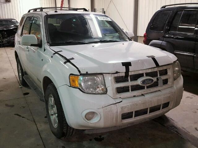 1FMCU94148KA84554 - 2008 FORD ESCAPE LIM WHITE photo 1