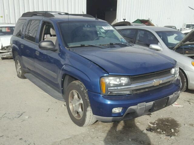 1GNES16S056197990 - 2005 CHEVROLET TRAILBLAZE BLUE photo 1