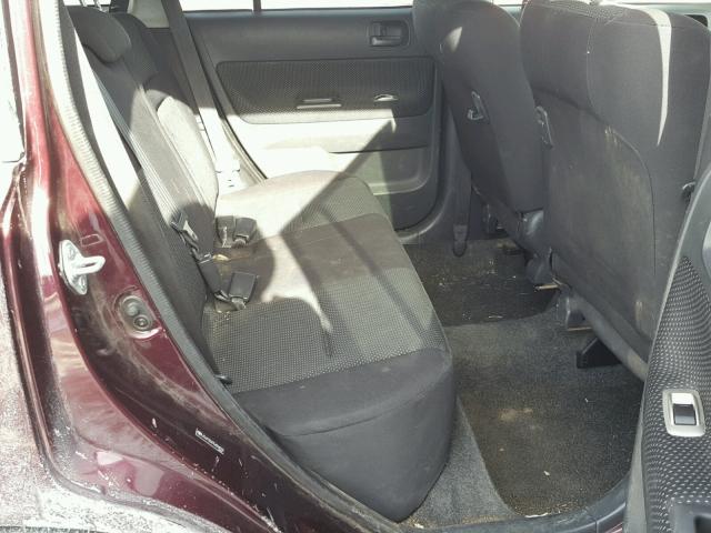 JTLKT324754004598 - 2005 TOYOTA SCION XB 勃艮第红 照片 6