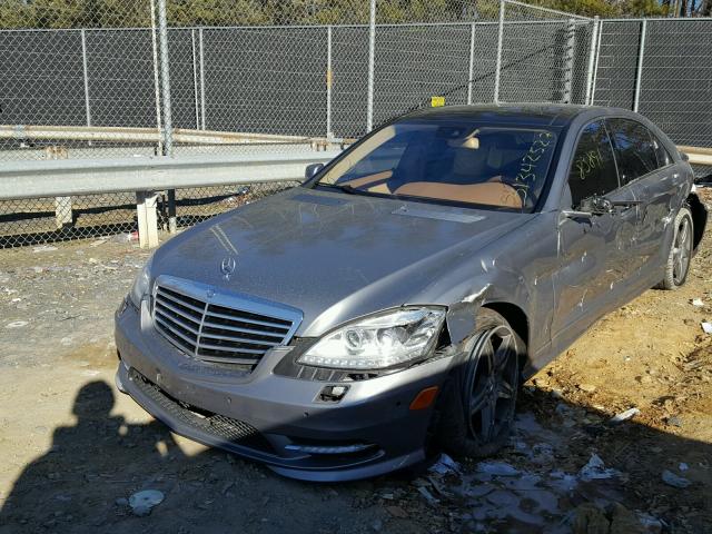 WDDNG8GB2AA313091 - 2010 MERCEDES-BENZ S 550 4MAT TAN photo 2