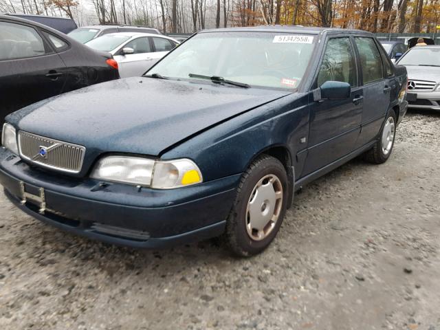 YV1LS55A6X2590185 - 1999 VOLVO S70 GREEN photo 2