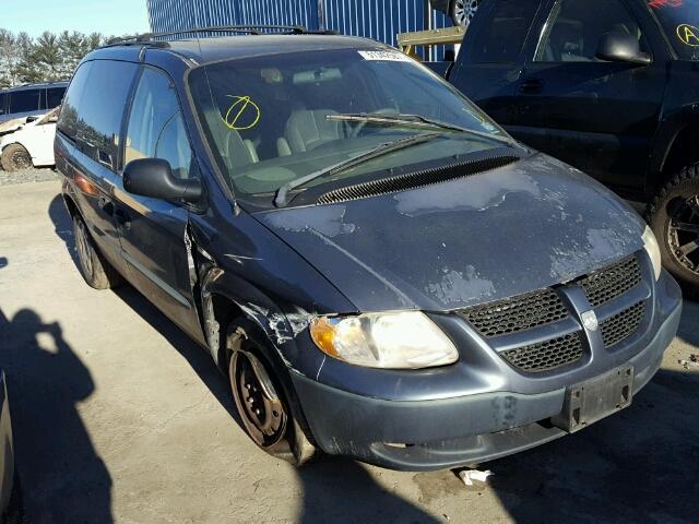 1B4GP25B32B656147 - 2002 DODGE CARAVAN SE GRAY photo 9