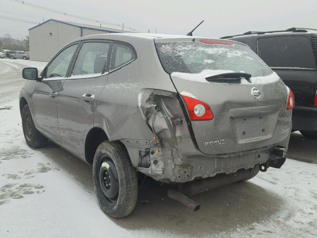 JN8AS58V18W141586 - 2008 NISSAN ROGUE S GRAY photo 3