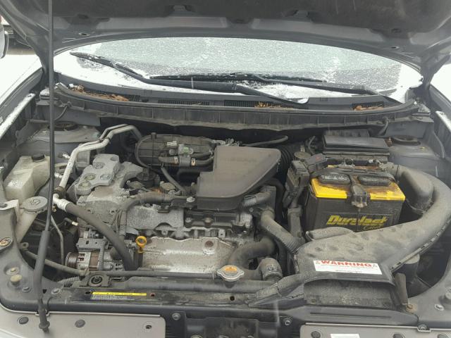 JN8AS58V18W141586 - 2008 NISSAN ROGUE S GRAY photo 7