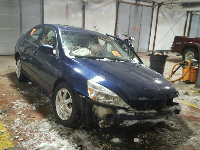 1HGCM66575A035502 - 2005 HONDA ACCORD EX BLUE photo 1