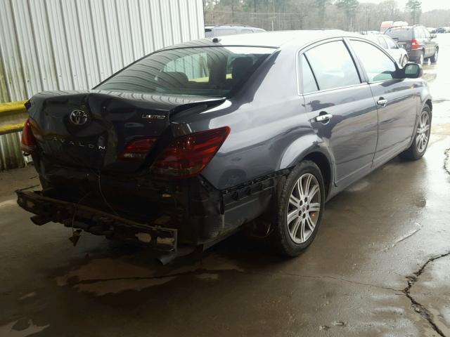 4T1BK36B59U344597 - 2009 TOYOTA AVALON XL GRAY photo 4